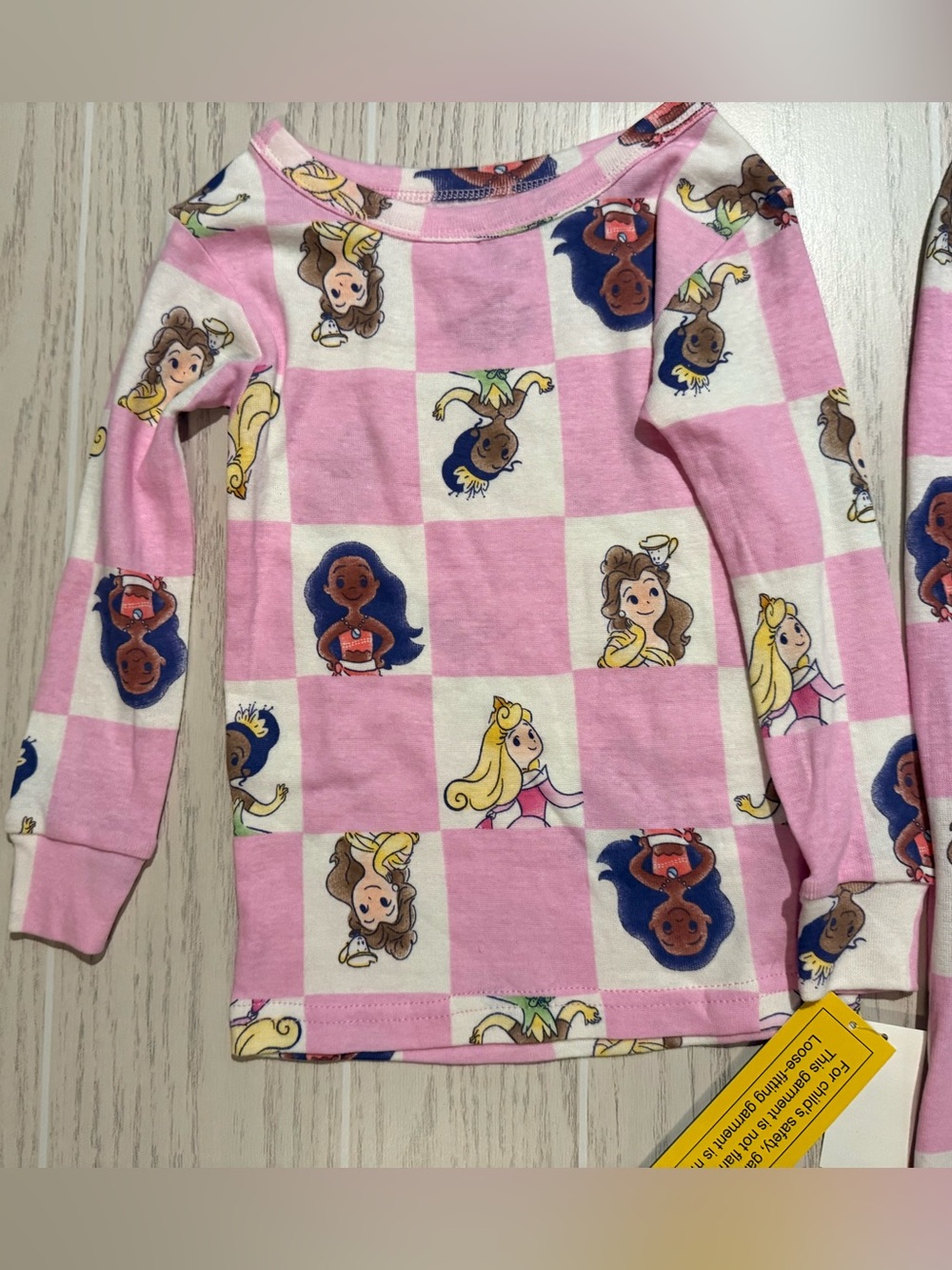 Disney Princess Girls 3T 4 Piece Cotton Pajama Set NWT - Picture 9 of 13